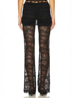 Marbella Black Lace Two-Piece Set Flowering Girl