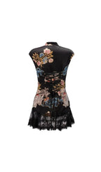 Tyveris Floral Lace Mini Dress Flowering Girl
