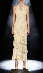 Ineke Halter Ruffle Maxi Dress Flowering Girl