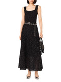 Sequin Knit Maxi Dress Flowering Girl
