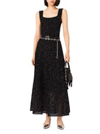 Sequin Knit Maxi Dress Flowering Girl
