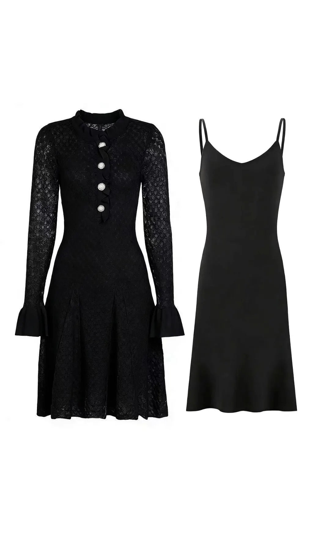 Kaveri Knit Long Sleeve Mini Dress Flowering Girl