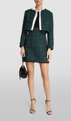 TWEED JACKET MINI DRESS SUIT Flowering Girl