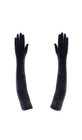 Black Velvet Gloves Flowering Girl