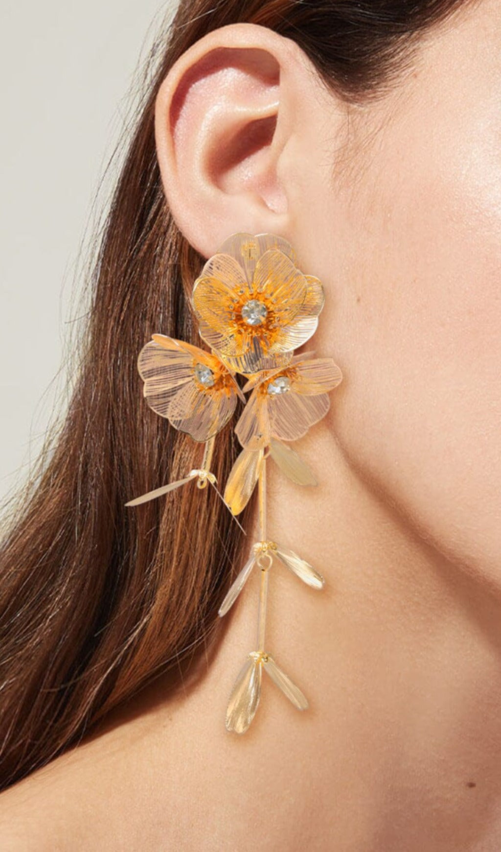 Francesca Flower Earrings Flowering Girl