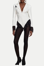 Sabah Lace Romper - White Flowering Girl