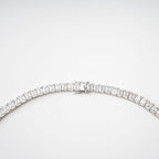 Florence Silver Tone Crystal Embellished Necklace Flowering Girl
