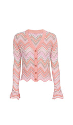 Geoff Knit Cardigan Flowering Girl