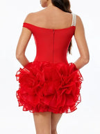 Raxelle Pearl Bandage Mini Dress Flowering Girl