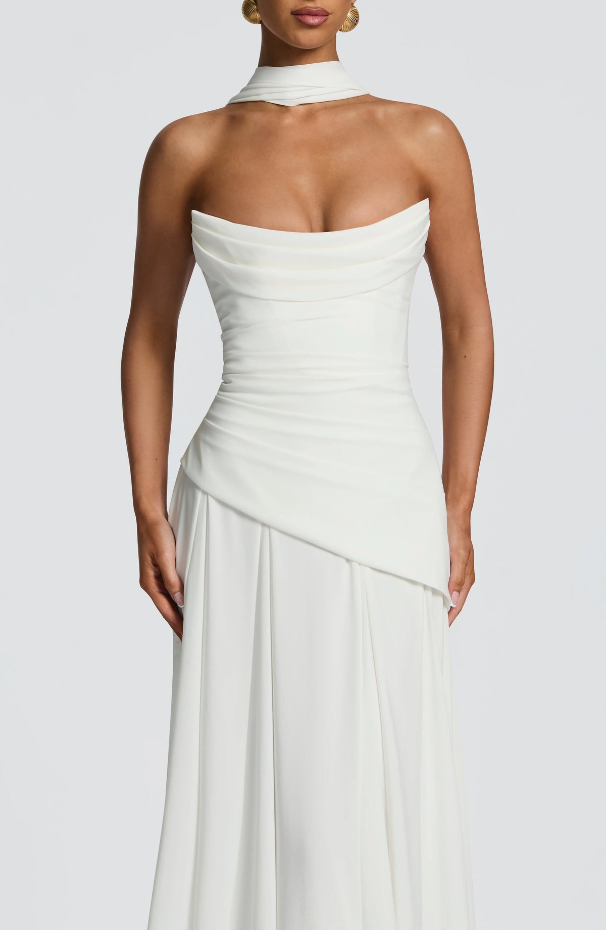 Patricia Maxi Dress - Ivory Flowering Girl