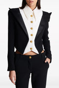 Nerissa Spencer Buttoned Crop Jacket Flowering Girl