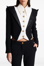 Nerissa Spencer Buttoned Crop Jacket Flowering Girl