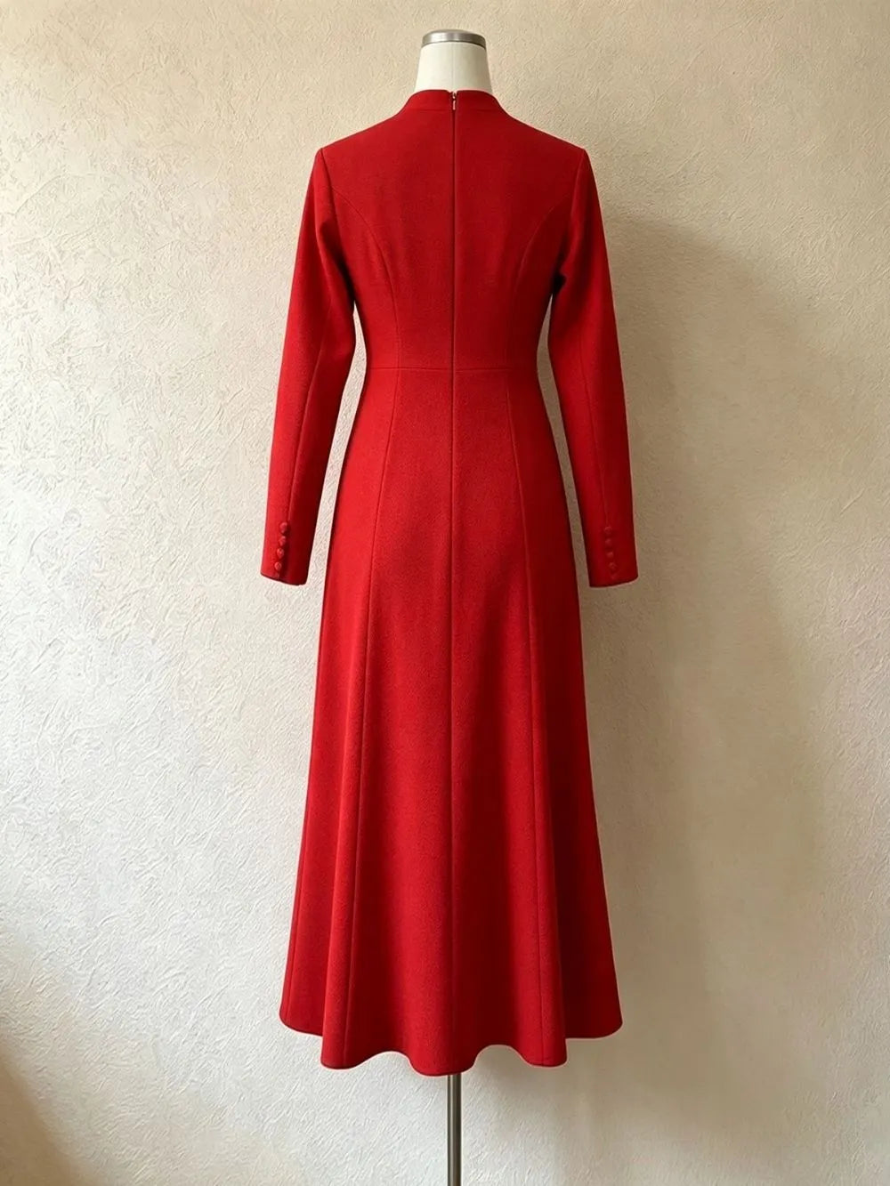Masahide Long Sleeve Slit Maxi Dress Flowering Girl