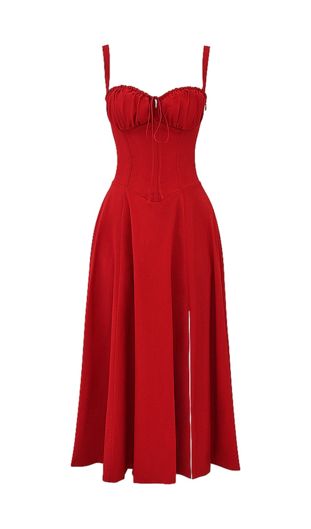 Red Rose Bustier Sundress Flowering Girl