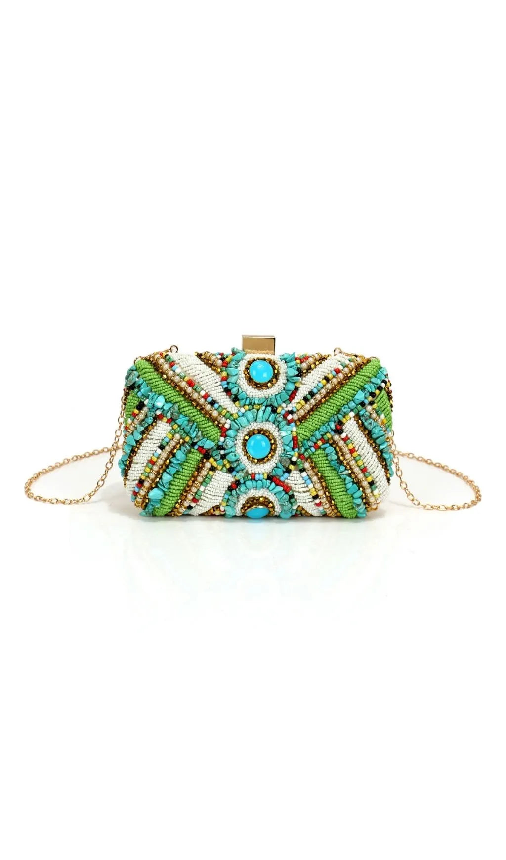 Leeland Beaded Handbag Flowering Girl
