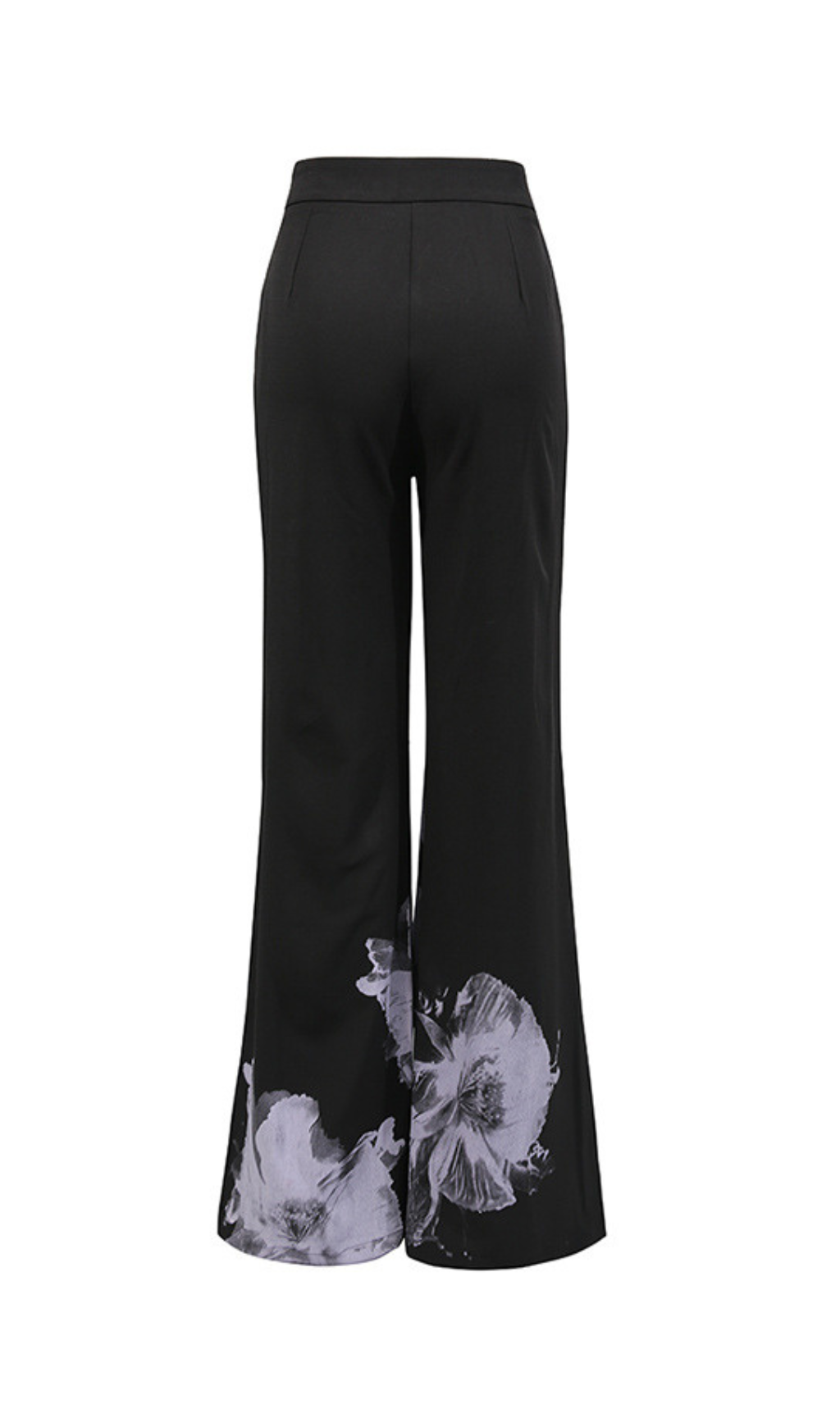 Giah Black Flower Blazer & Pants Set Flowering Girl