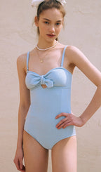 Dyanne Knot One-Piece Swimsuit Flowering Girl