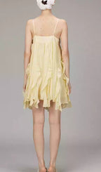 Doria Strappy Ruffle Mini Dress Flowering Girl