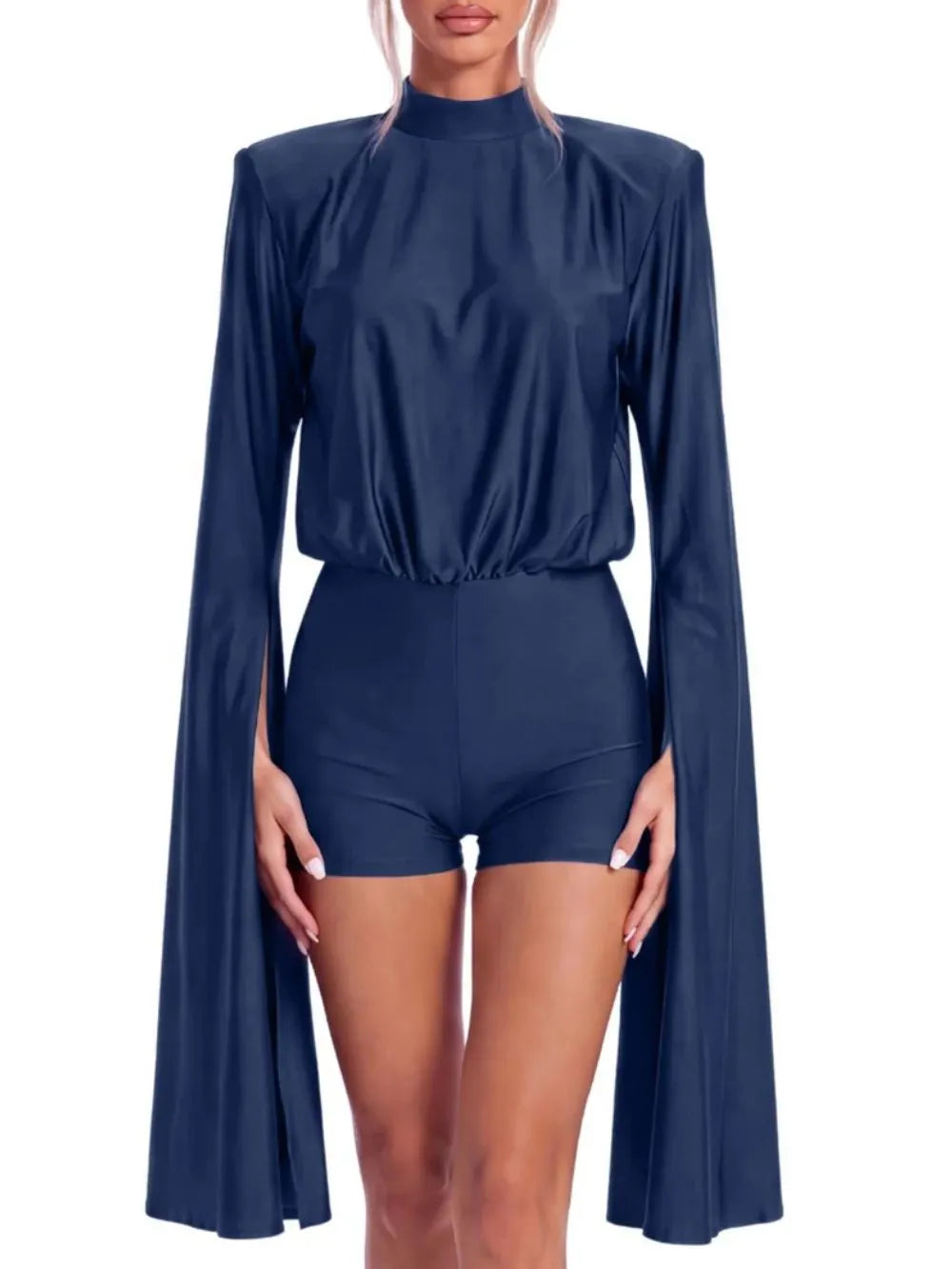 Kessune Cape Sleeve Romper Flowering Girl