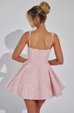 Dorothy Mini Dress - Blush Flowering Girl
