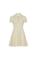 Arantxa Cream Soft Knit Mini Dress Flowering Girl