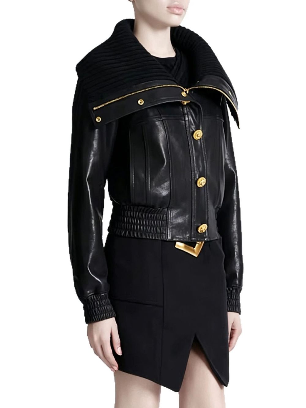 Meryem Black Jacket Flowering Girl