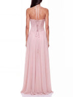 Neskor Halterneck Lace Maxi Dress Flowering Girl
