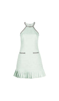 MINT BOUCLE MINI DRESS Flowering Girl