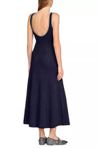 Roberta Beaded Maxi Dress In Black Flowering Girl
