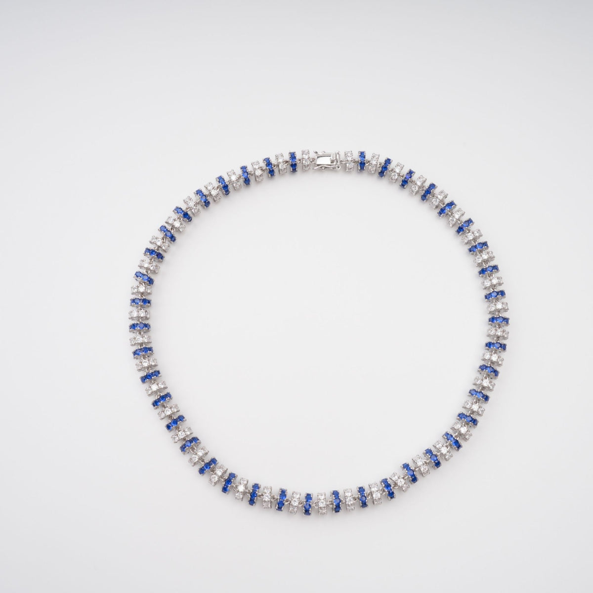 Sandrine Blue Crystal-Embellished Necklace Flowering Girl