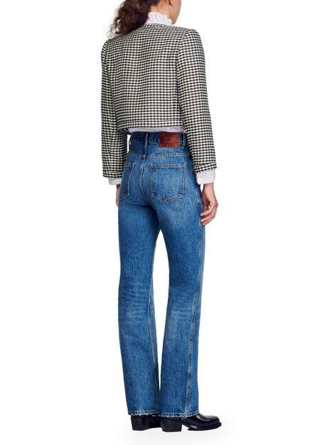 CROPPED HOUNDSTOOTH JACKET Flowering Girl