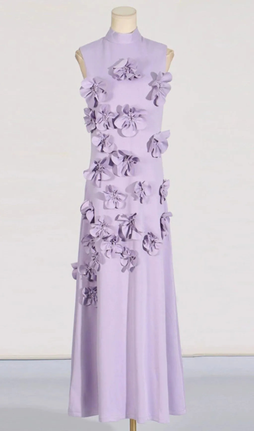 Annona Flower Embellished Maxi Dress Flowering Girl