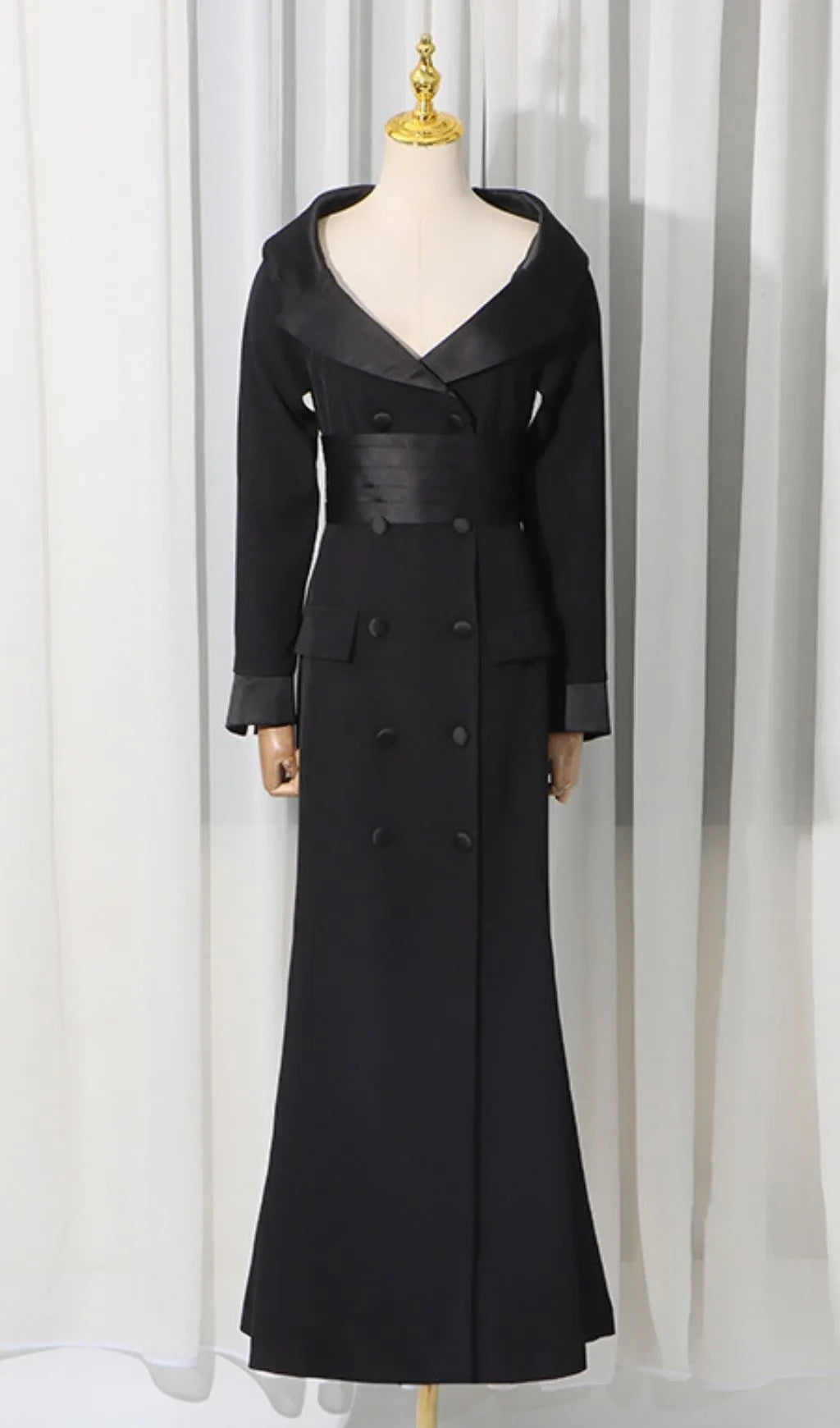 Kazi Black Blazer Maxi Dress Flowering Girl