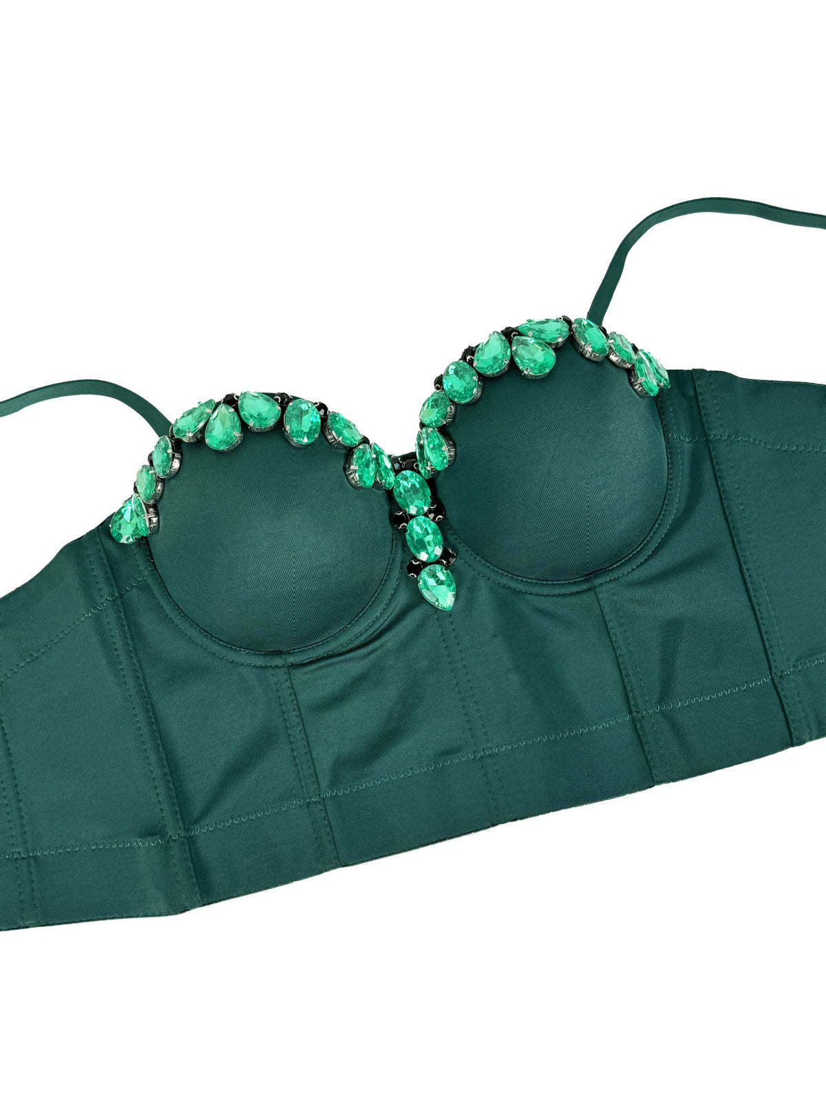 Jelena Diamante Crop Top Flowering Girl