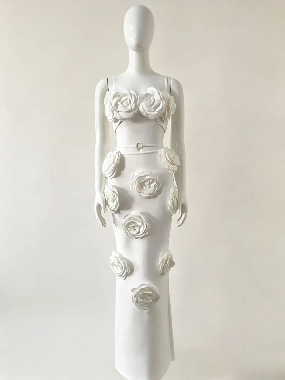 Maggi Flower Embellished Maxi Dress Flowering Girl