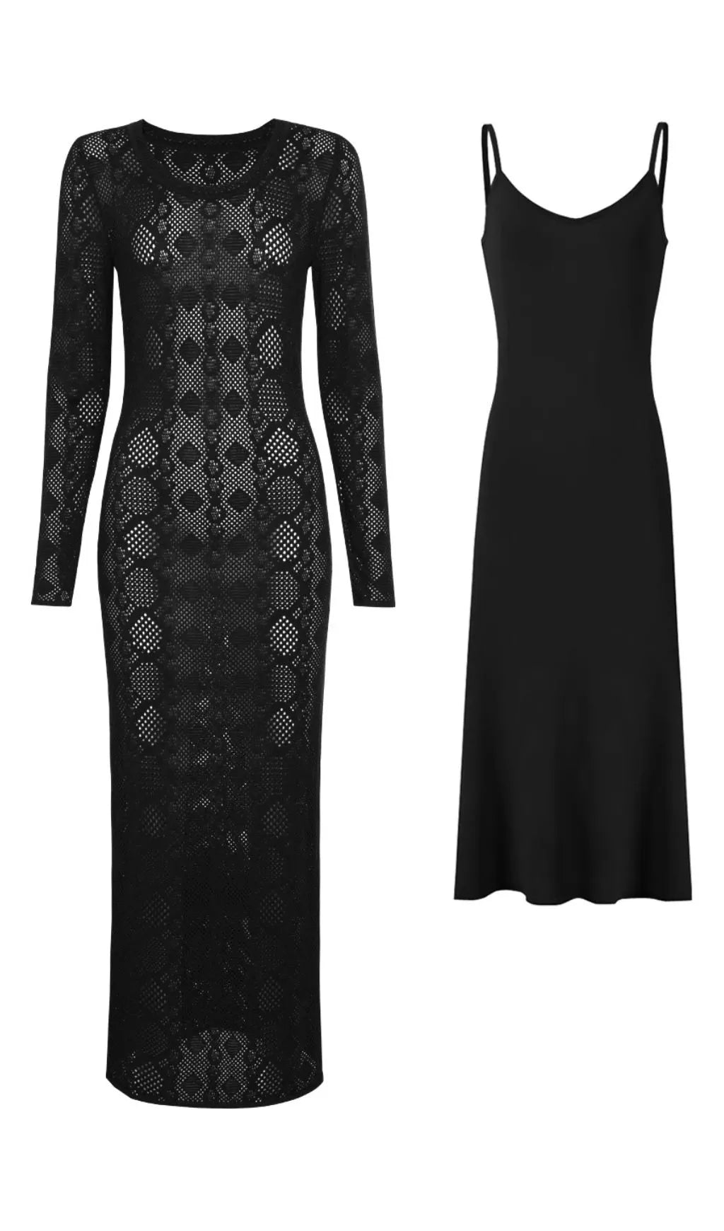 Jaime Long Sleeve Knit Midi Dress Flowering Girl