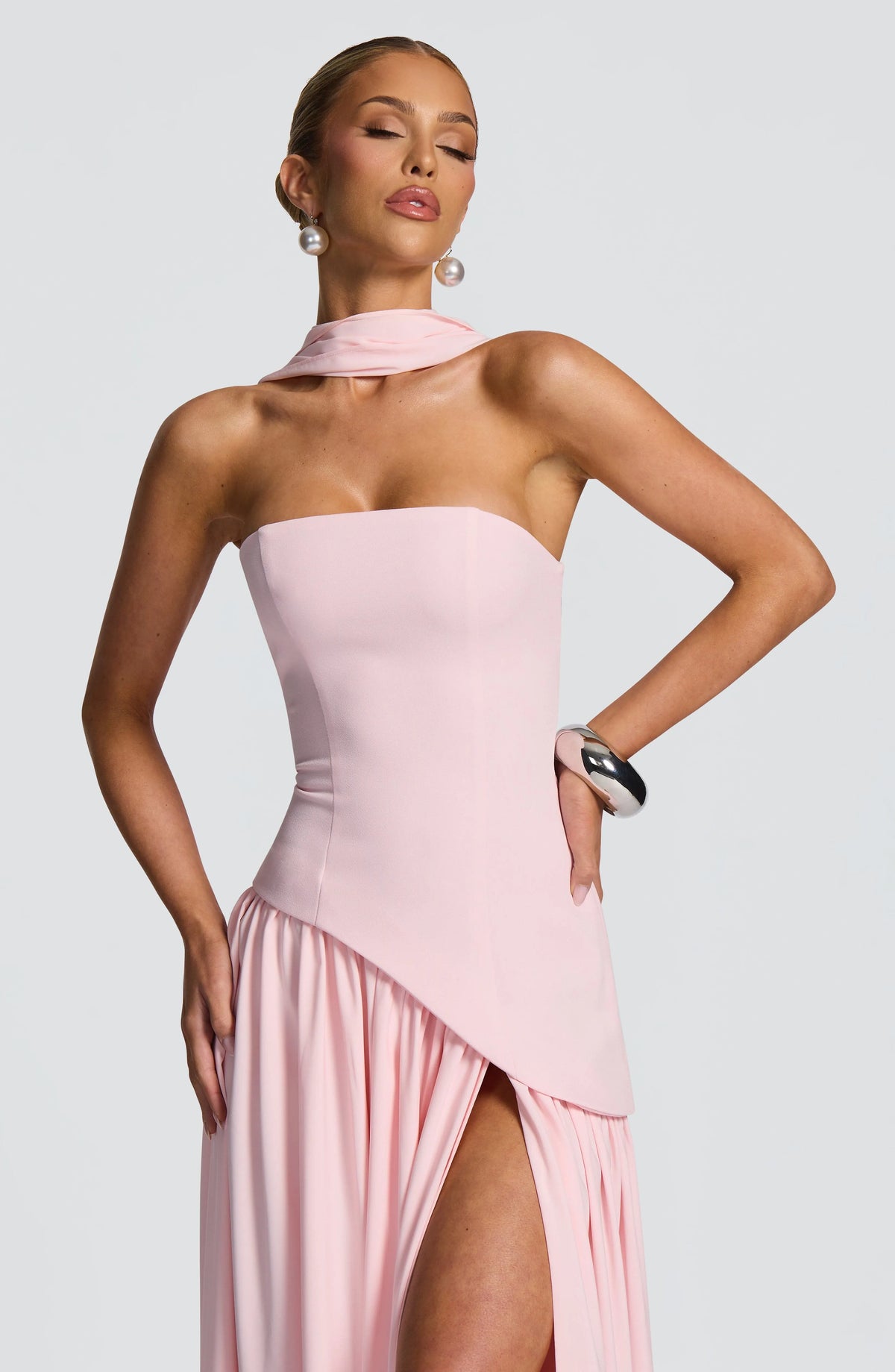 Maliyah Maxi Dress - Blush Flowering Girl