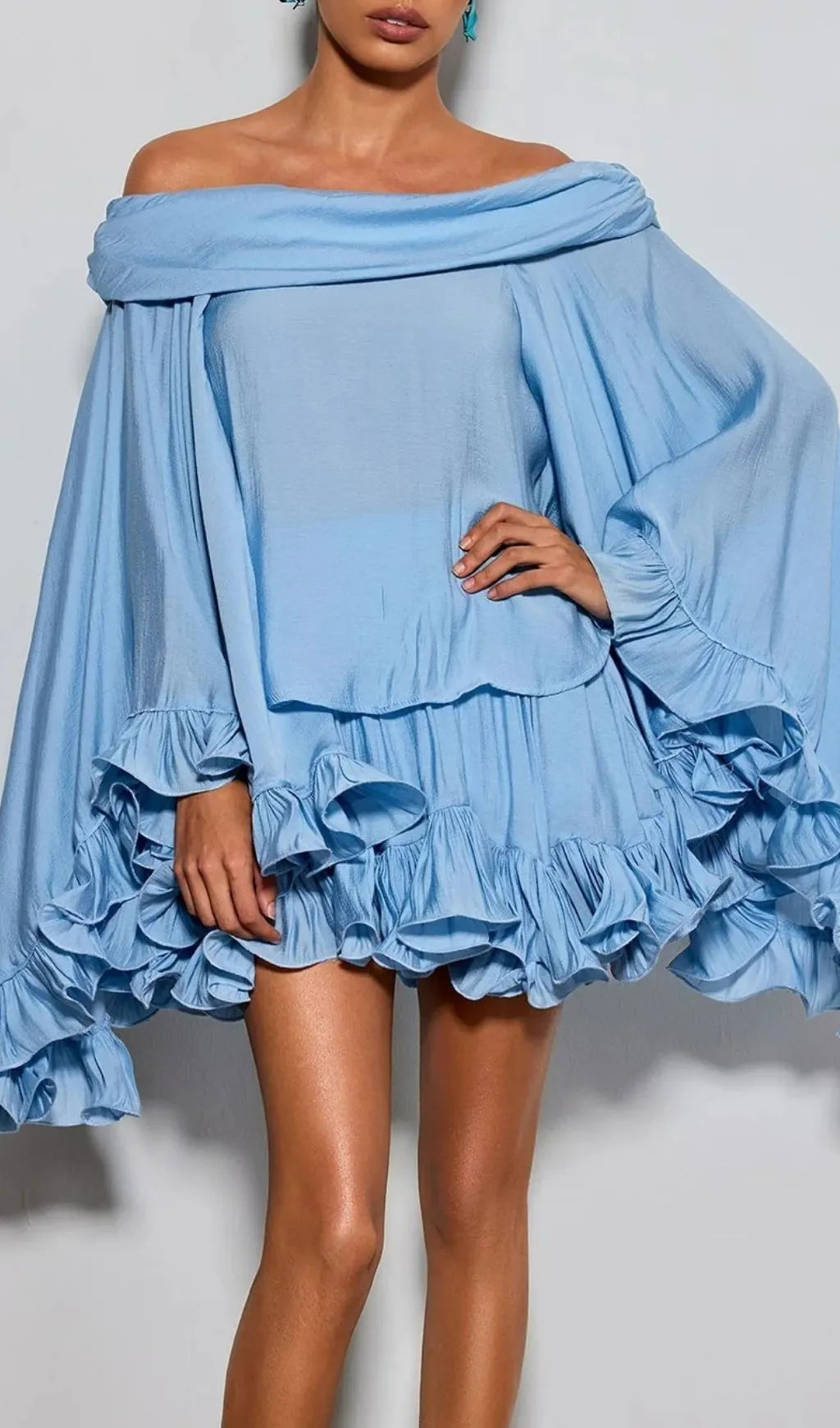 Etty Off Shoulder Ruffle Skirts Set Flowering Girl