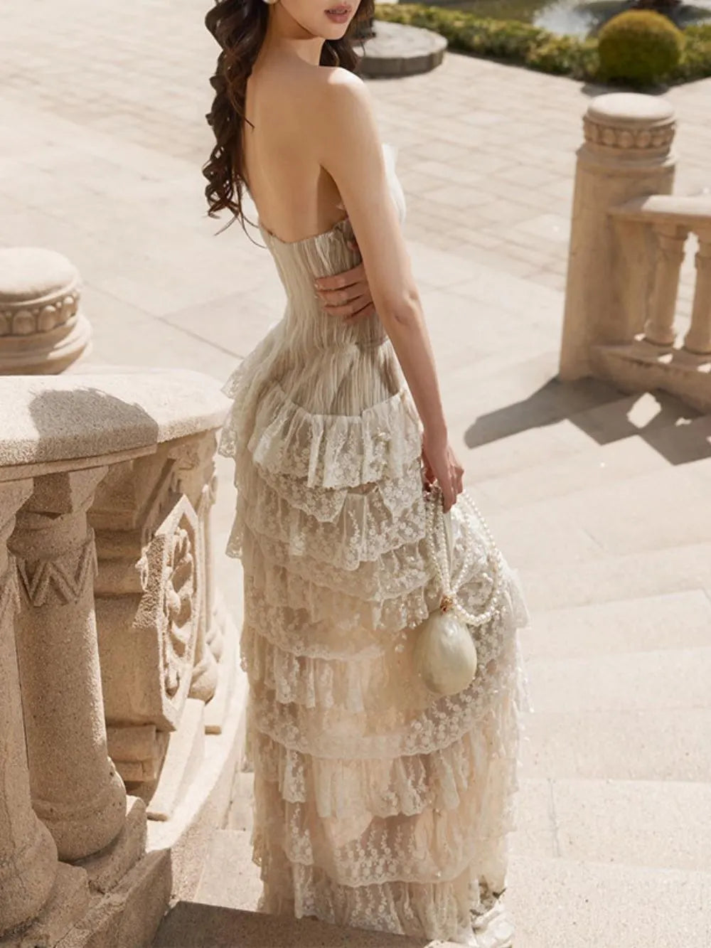 Marylu Layered Maxi Dress Flowering Girl