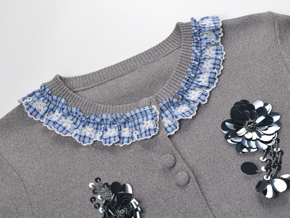 Hamish Embellished Cardigan Flowering Girl