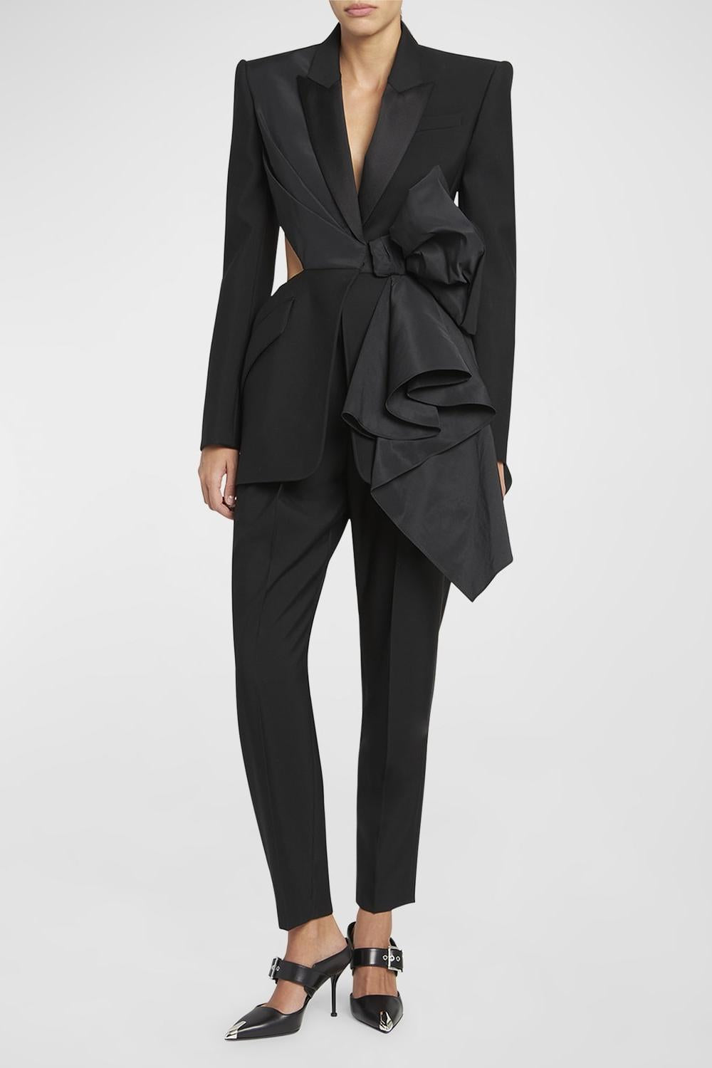 Layla Cut-Out Bow-Embellished Blazer Flowering Girl