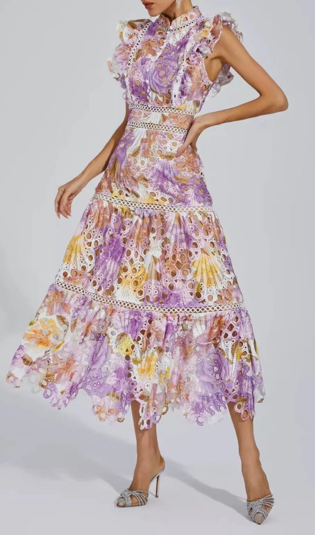 Amba Bohemian Midi Dress Flowering Girl
