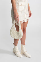 Beaded Pearl Shoulder Bag – Ivoire Flowering Girl